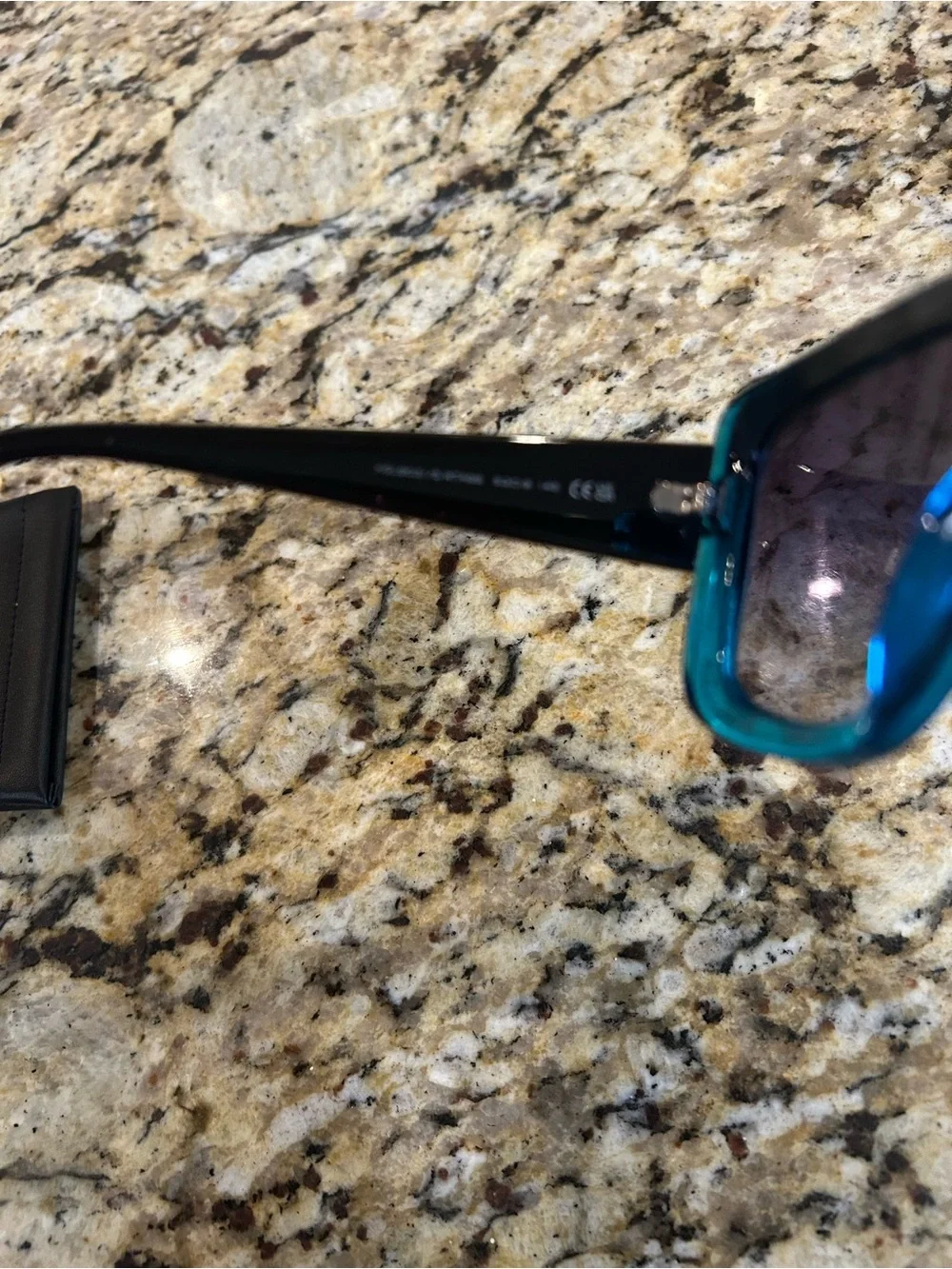 Kurt Geiger Teal Square-Frame Women's Sunglasses